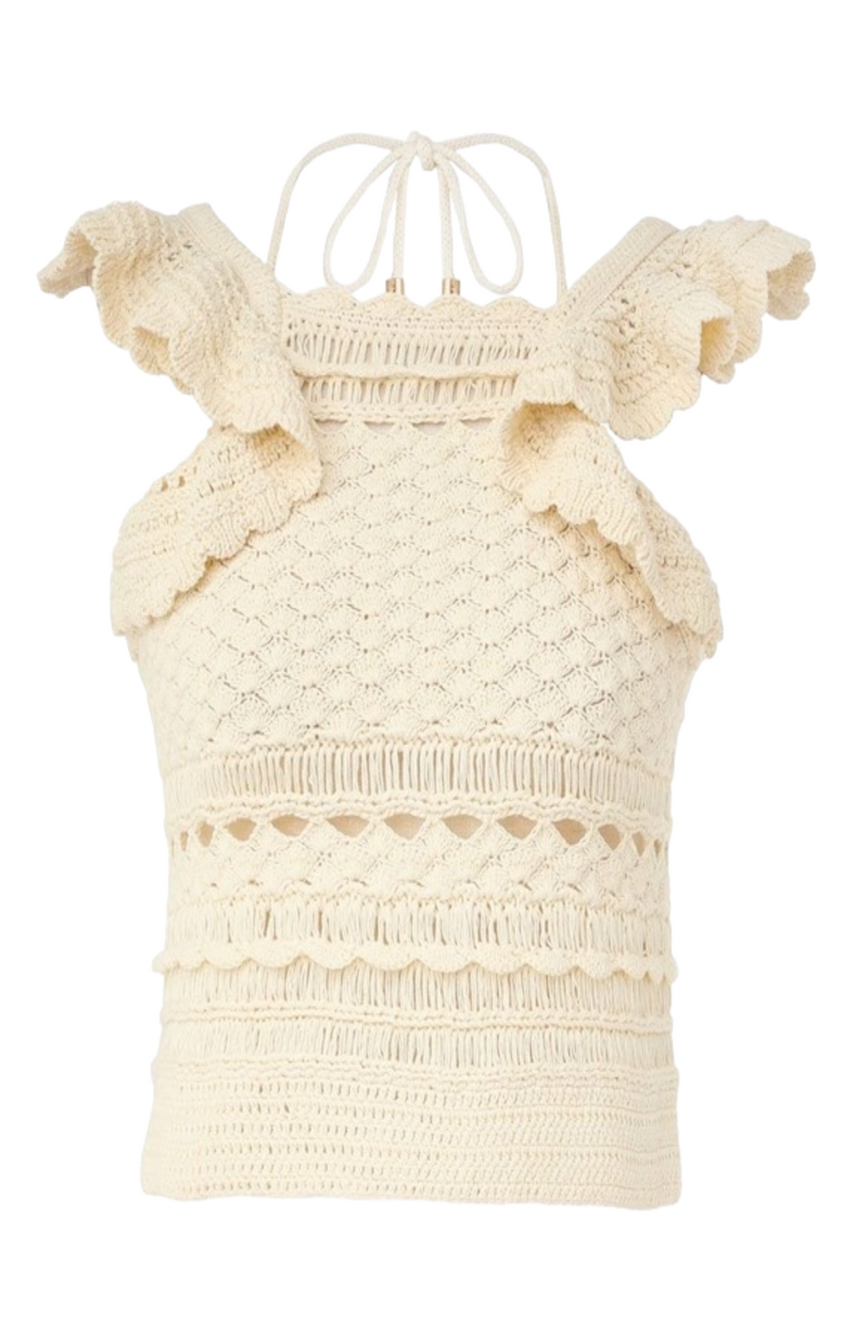 Waverly crochet halter tank