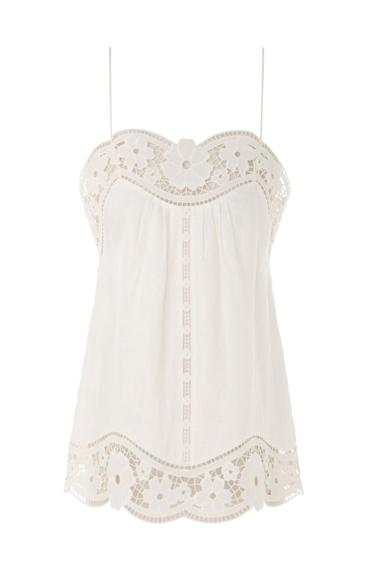 August broderie cami