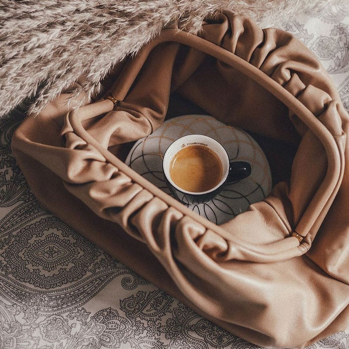 <p>Coffee time with @bottegaveneta The Pouch</p><p></p><p></p>