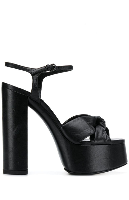 Knot detail 145mm platform sandals