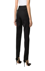 High-rise tailored trousers