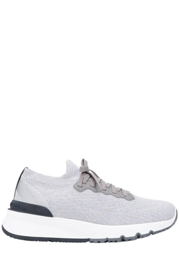 Knitted low-top sneakers