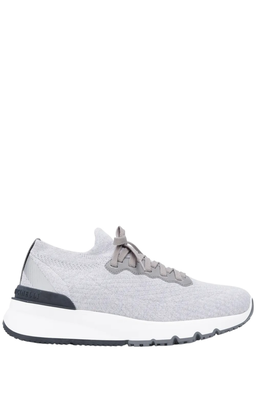 Knitted low-top sneakers