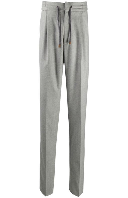 Drawstring waist trousers