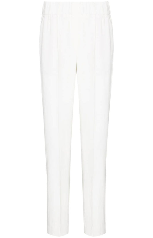 Cropped slim-fit trousers