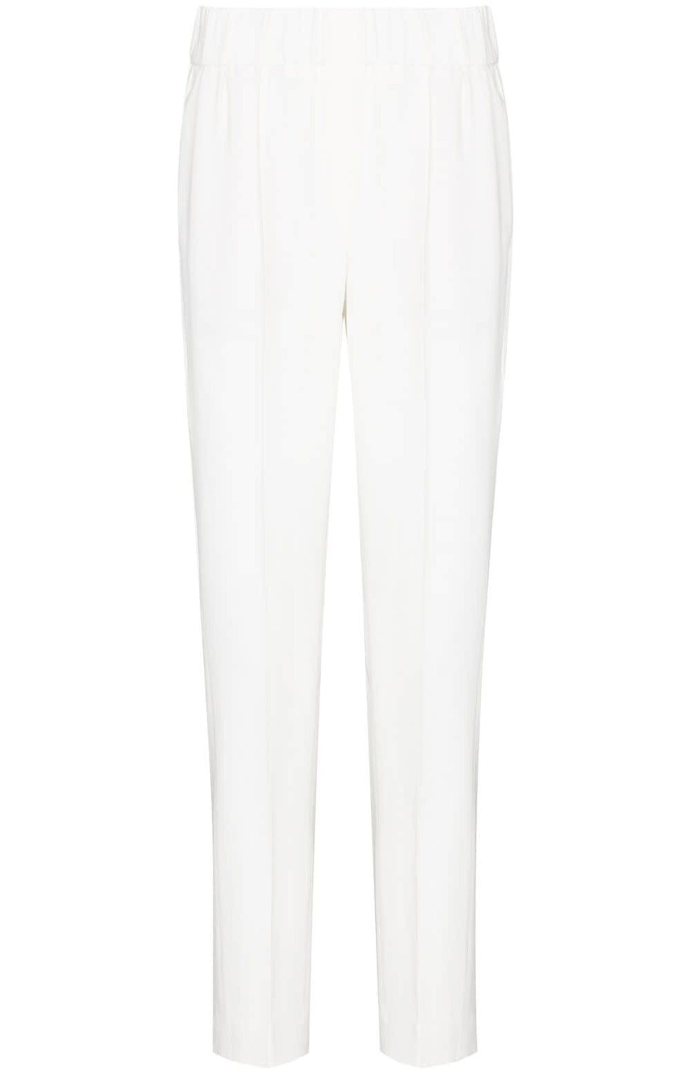 Cropped slim-fit trousers