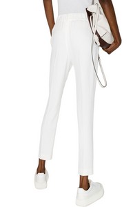 Cropped slim-fit trousers