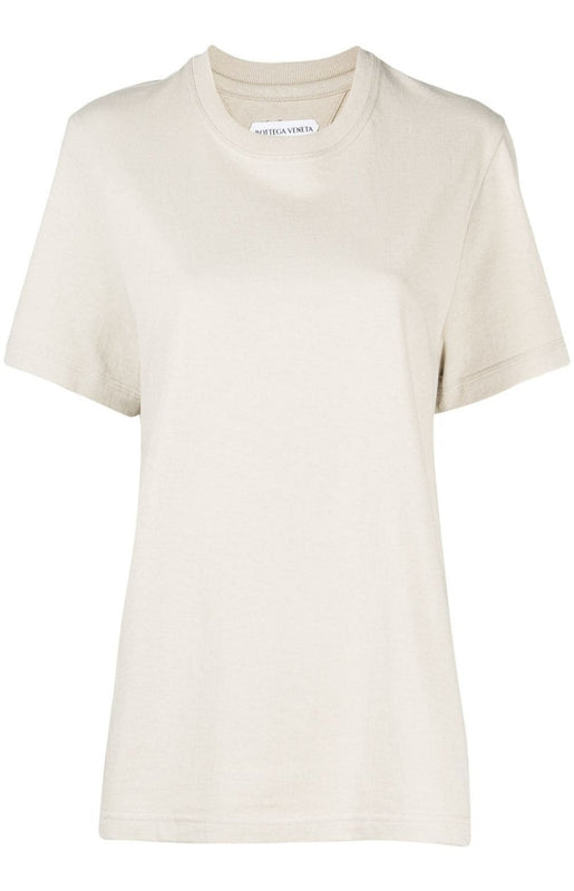 Beige cotton beige cotton T-shirt