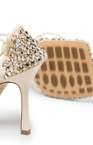 Sparkle stretch sandals