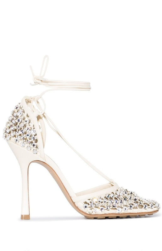 Sparkle stretch sandals