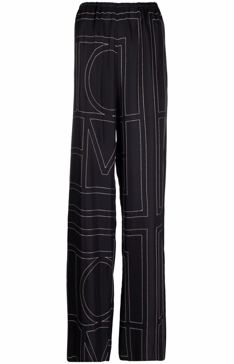 Monogram silk pyjama bottoms