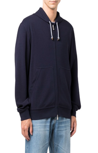 Drawstring hooded sweatshirt