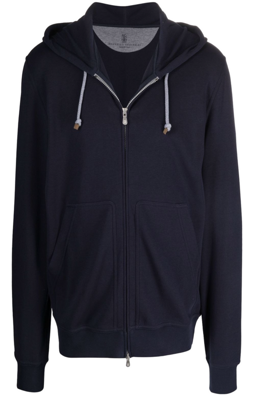 Drawstring hooded sweatshirt