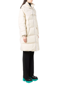 Padded hooded coat