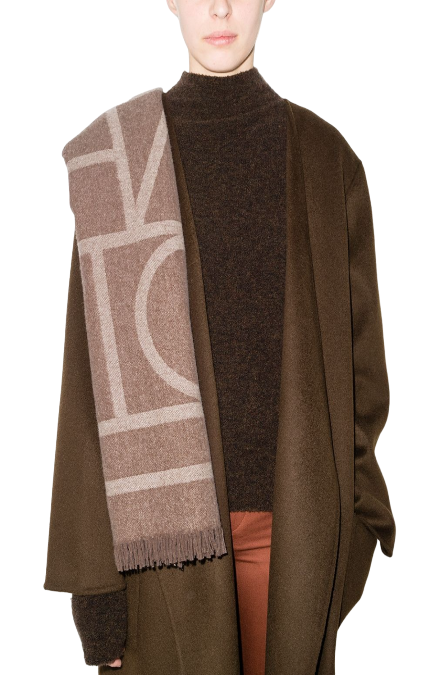 Load image into Gallery viewer, Large monogram scarf