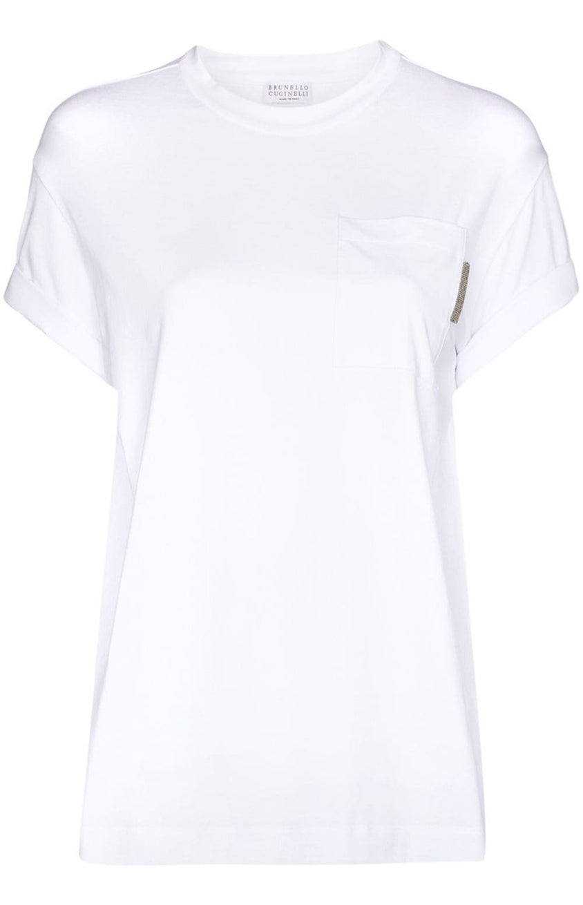 Monili crew-neck cotton T-shirt