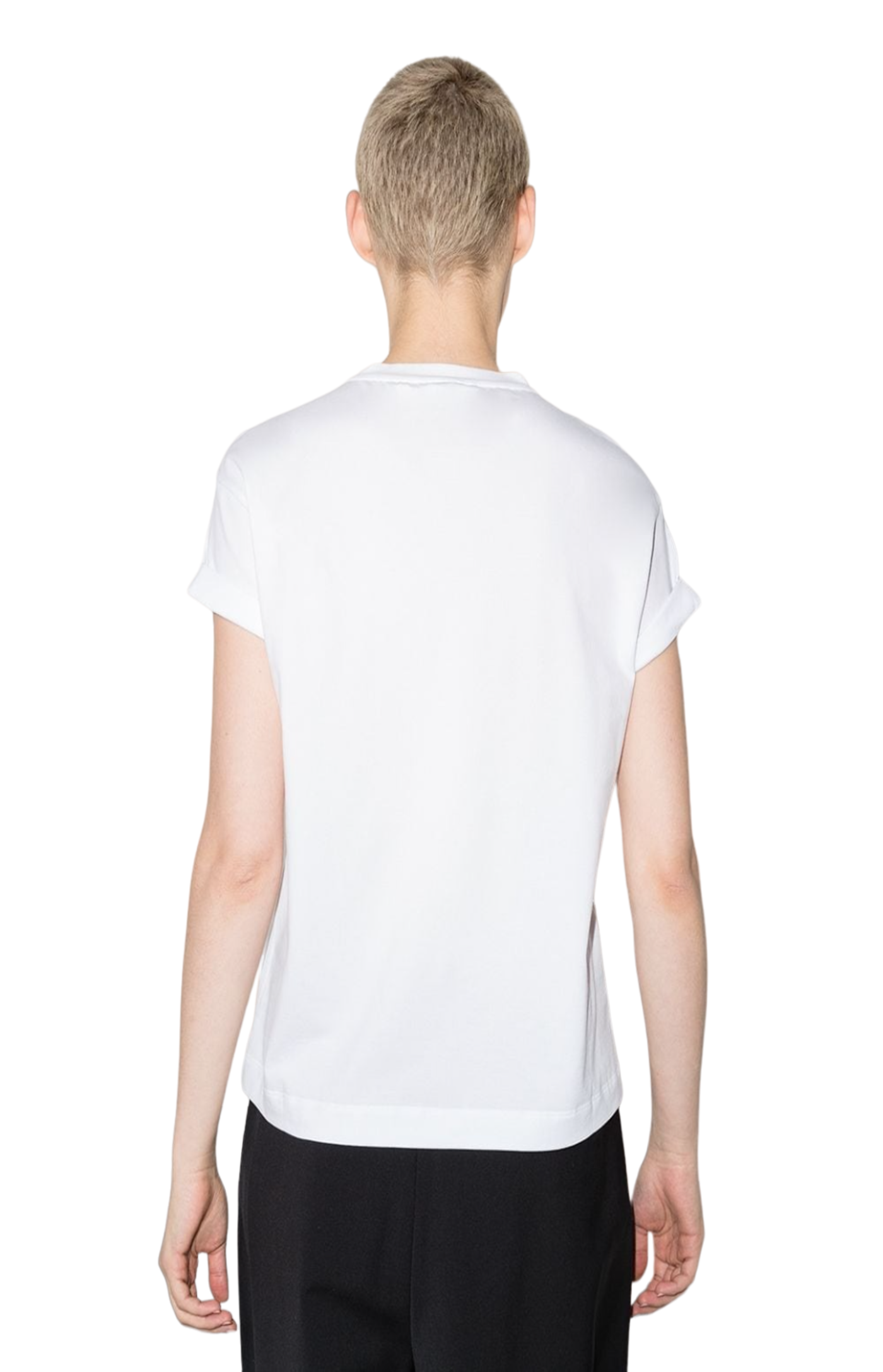 Load image into Gallery viewer, Monili crew-neck cotton T-shirt