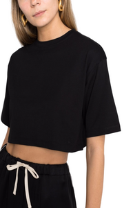 Gupo short-sleeve cropped T-shirt