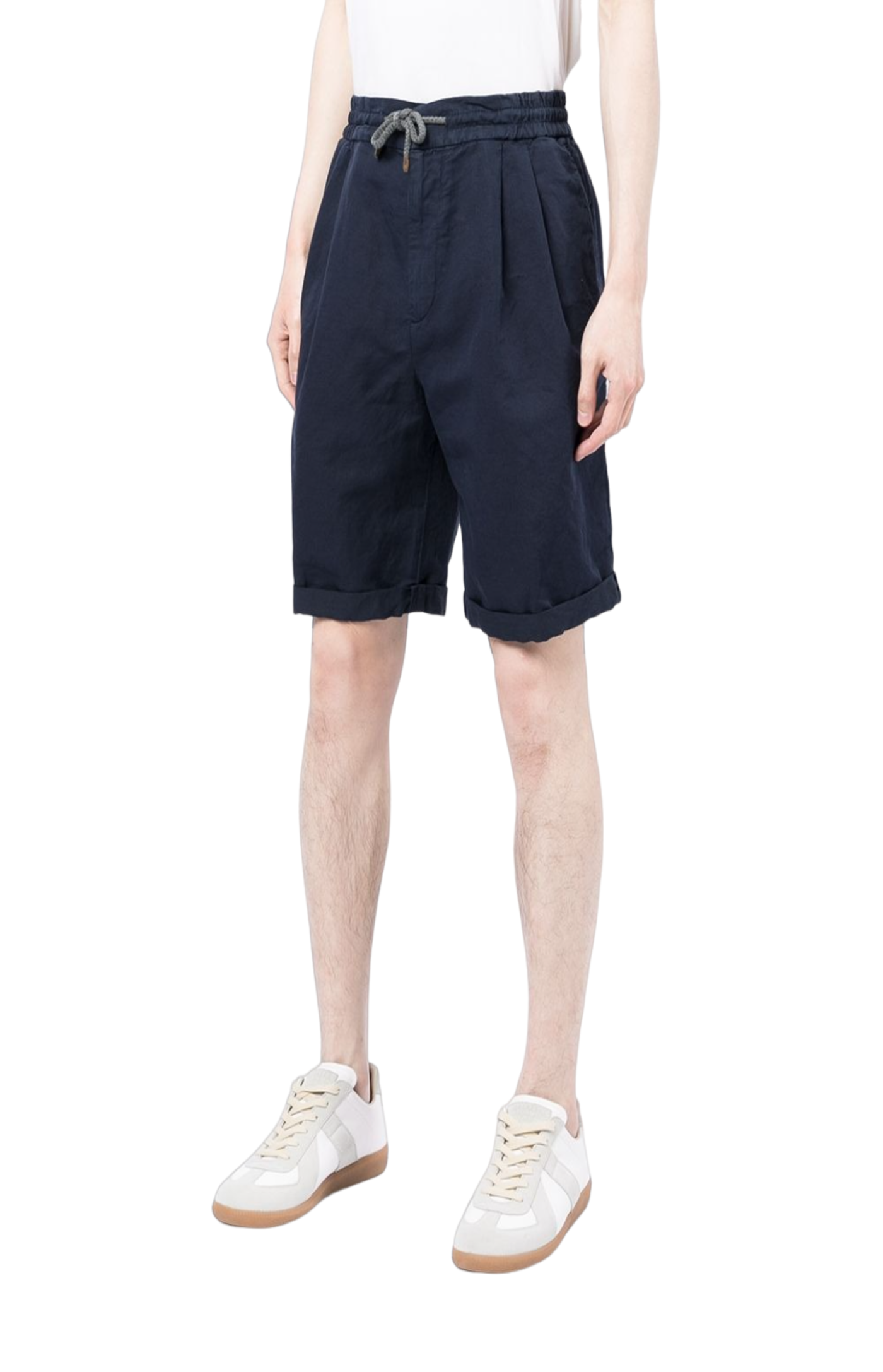 Load image into Gallery viewer, Drawstring chino shorts