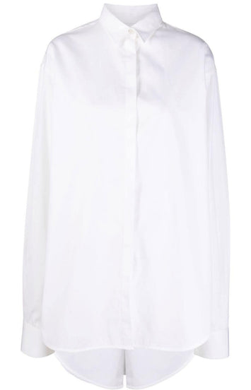 Signature concealed placket shirt