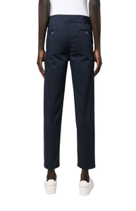 Straight-leg chino trousers