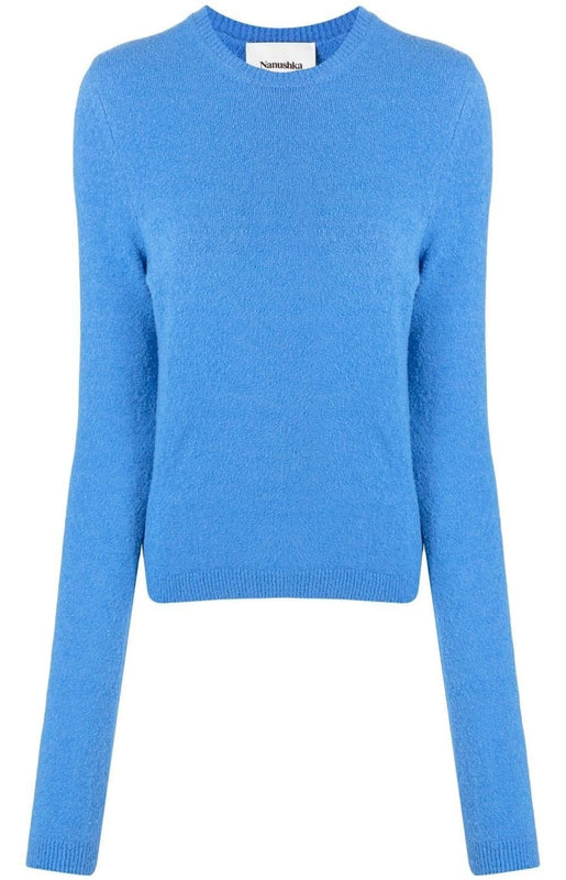 Round-neck knit jumper