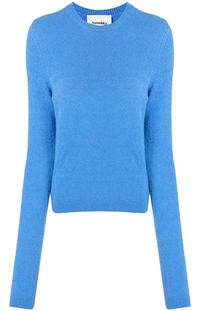 Round-neck knit jumper