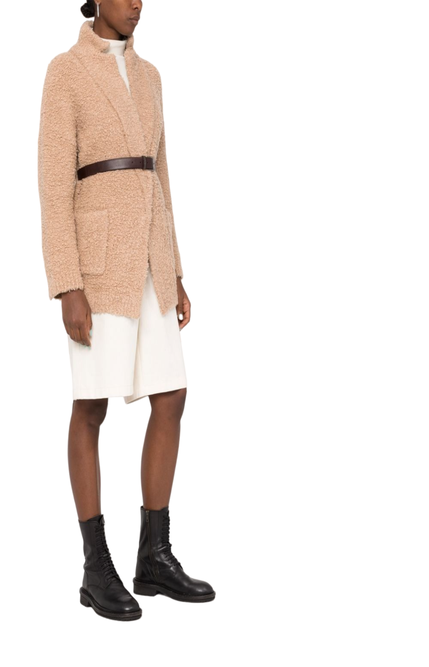 Load image into Gallery viewer, Belted knitted cardigan