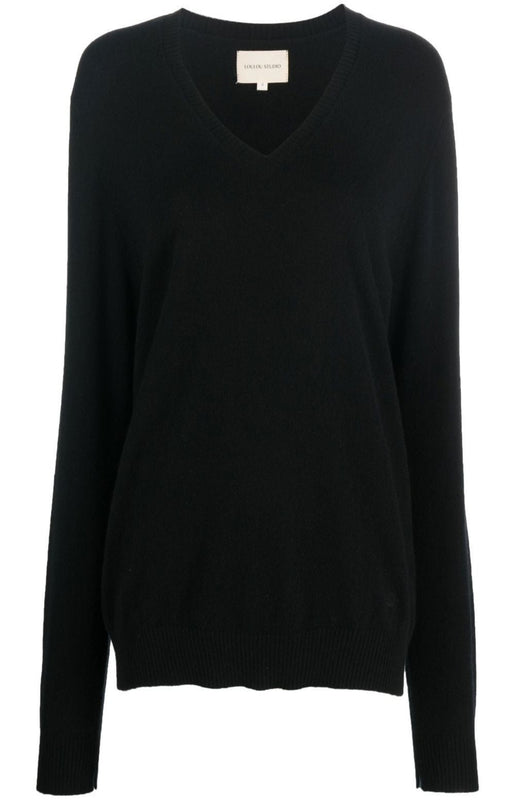 V-neck cashmere sweater