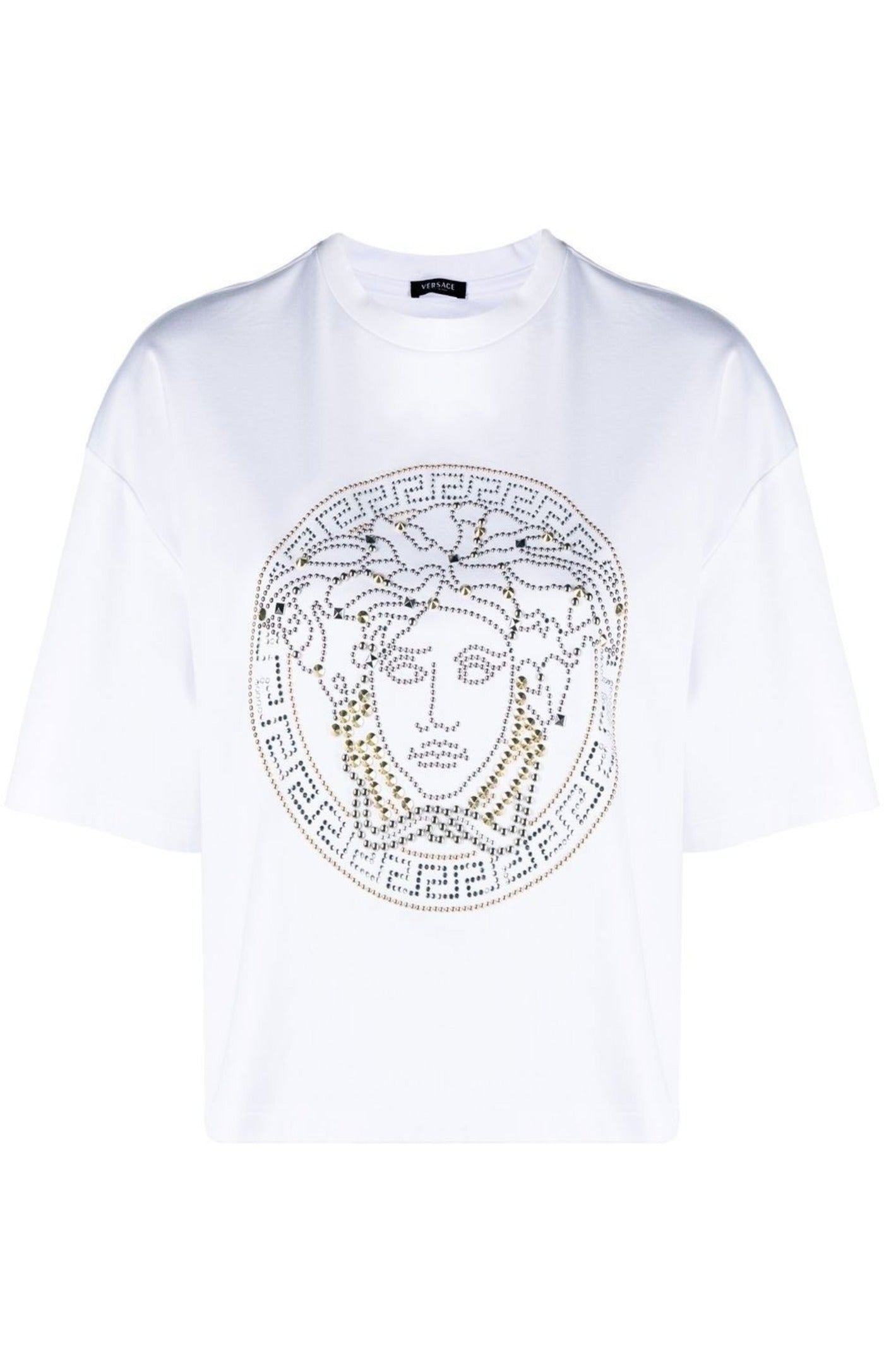 Load image into Gallery viewer, Medusa-print cotton T-shirt