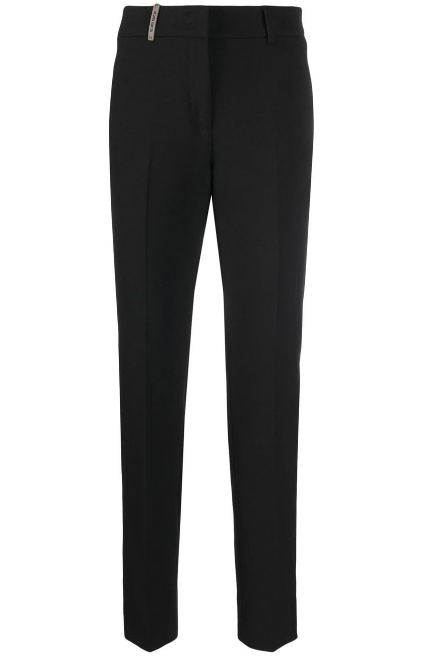 Cropped tailored trousers