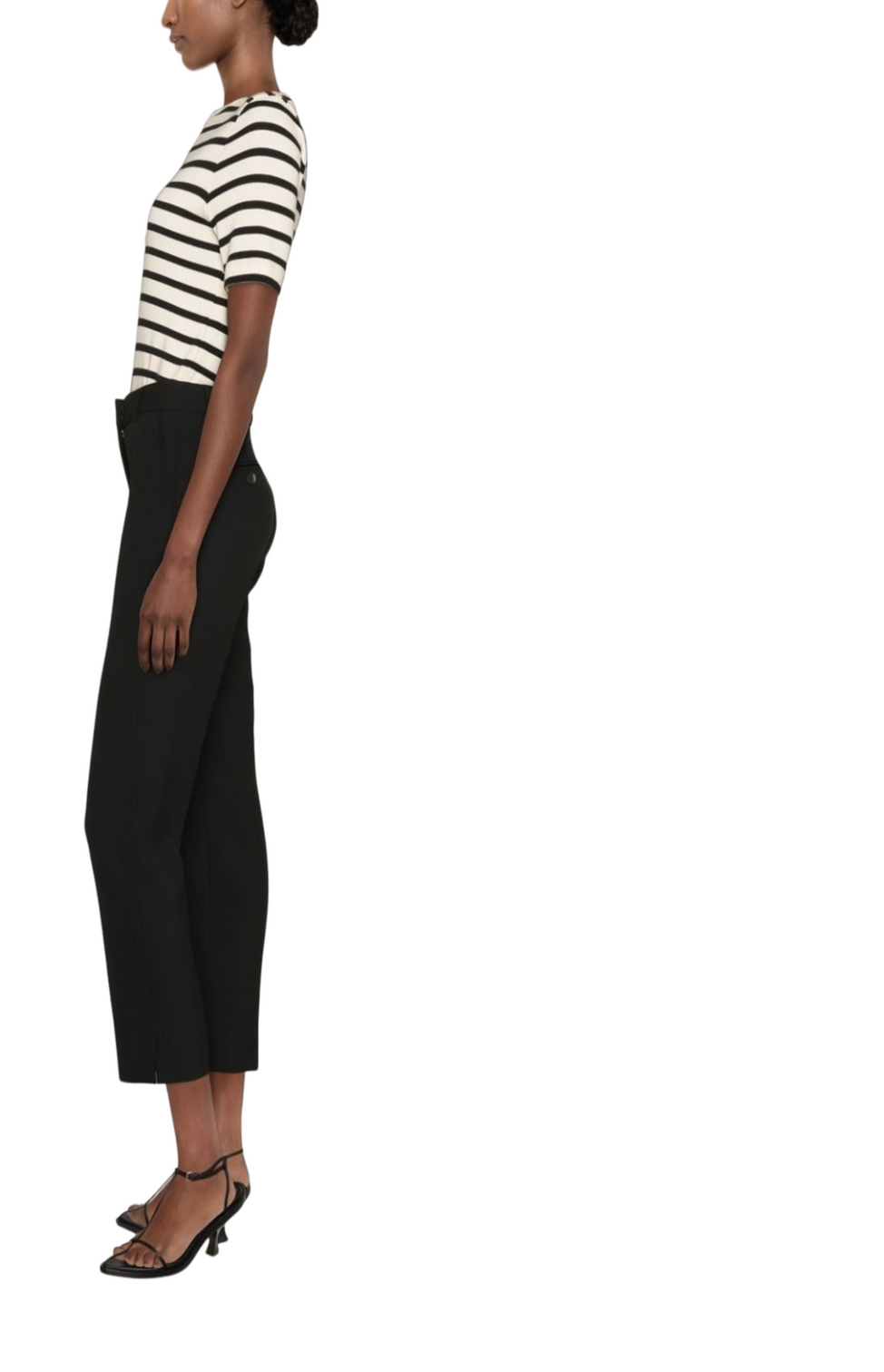 Cropped tailored trousers