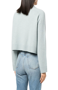 Half-zip knitted jumper