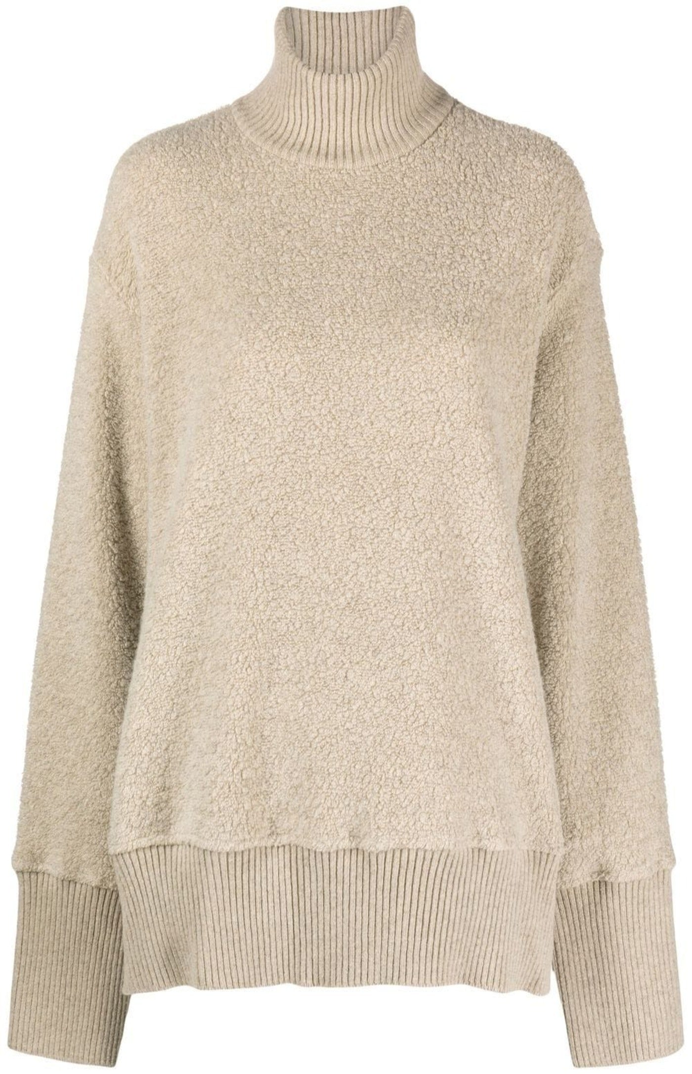 Load image into Gallery viewer, Bouclé roll-neck sweater