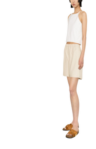 Elasticated-waistband shorts