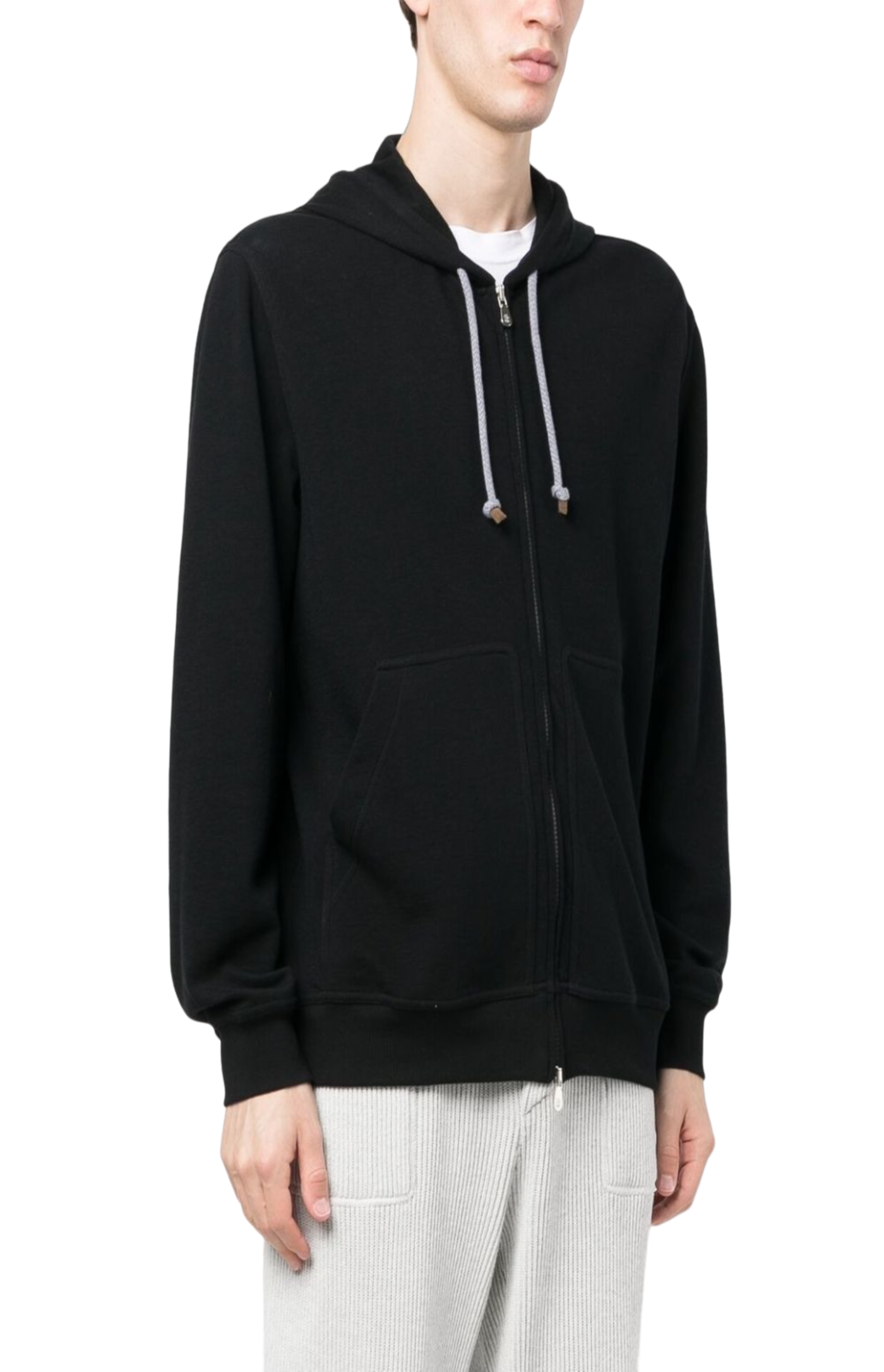 Load image into Gallery viewer, Hooded zip-up sweatshirt