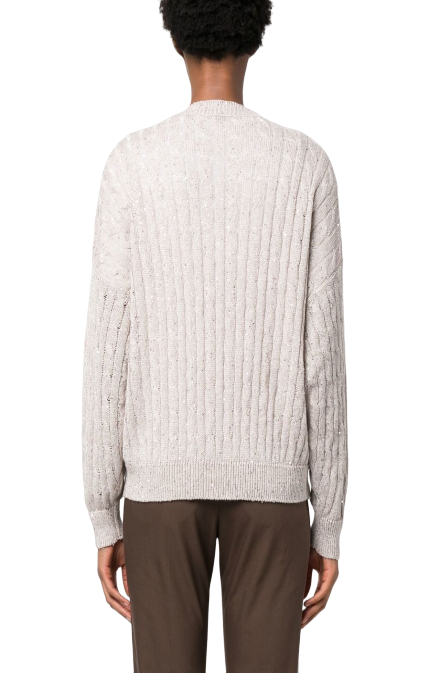 Load image into Gallery viewer, Ribbed V-neck jumper