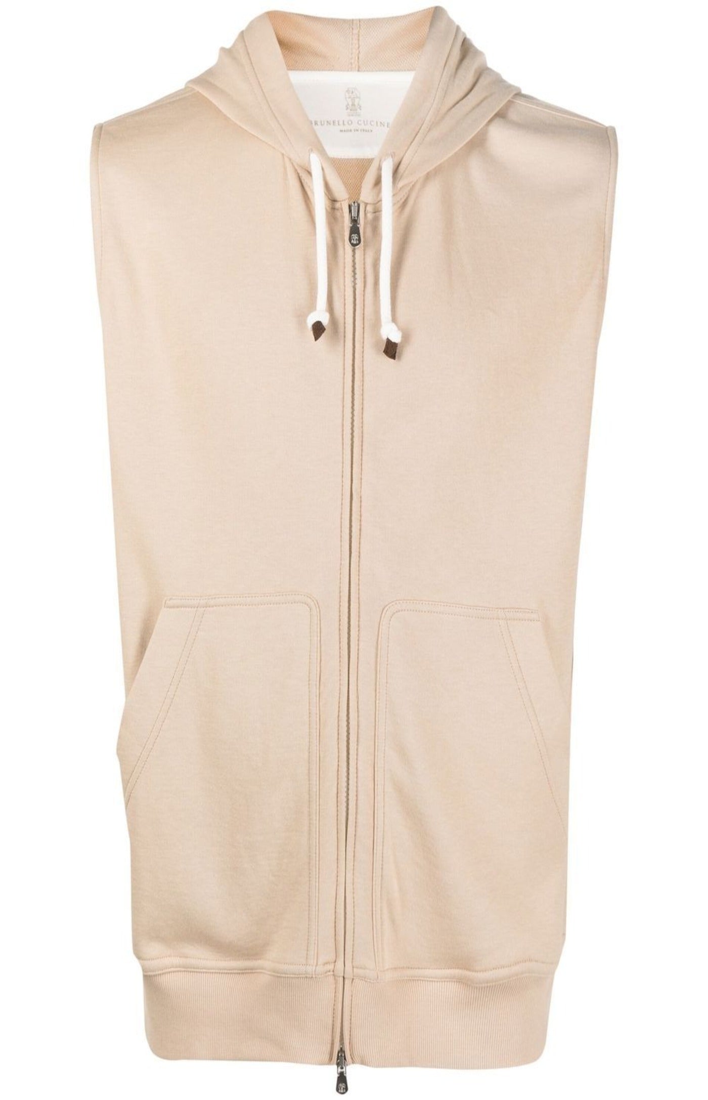 Load image into Gallery viewer, Sleeveless hooded jacket