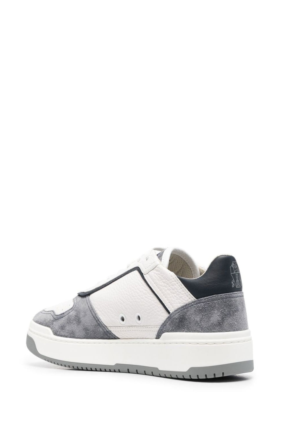 Low-top panelled sneakers