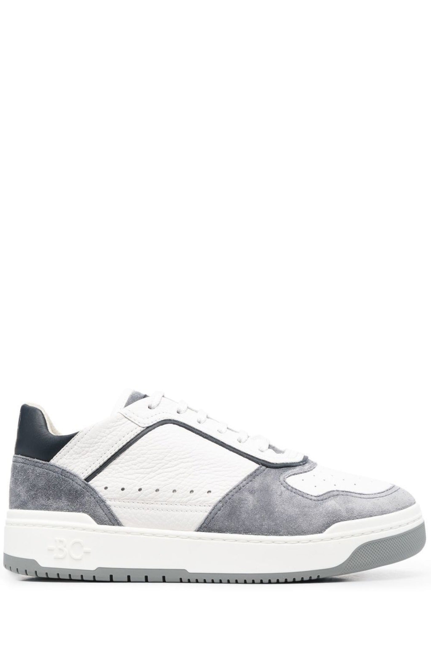 Low-top panelled sneakers