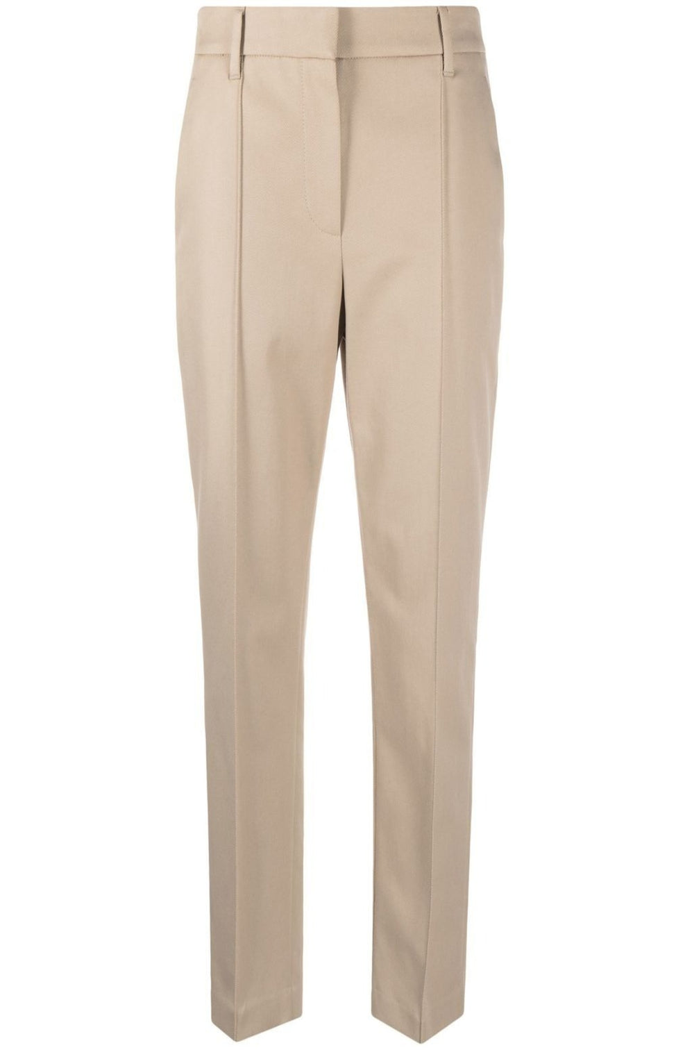 Straight-leg tailored trousers