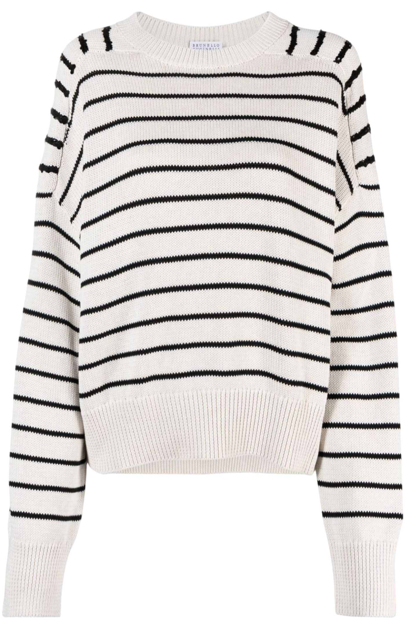 Load image into Gallery viewer, Striped cotton jumper