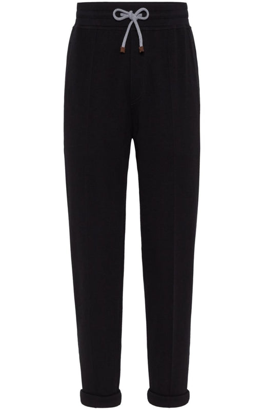 Drawstring-waist track pants