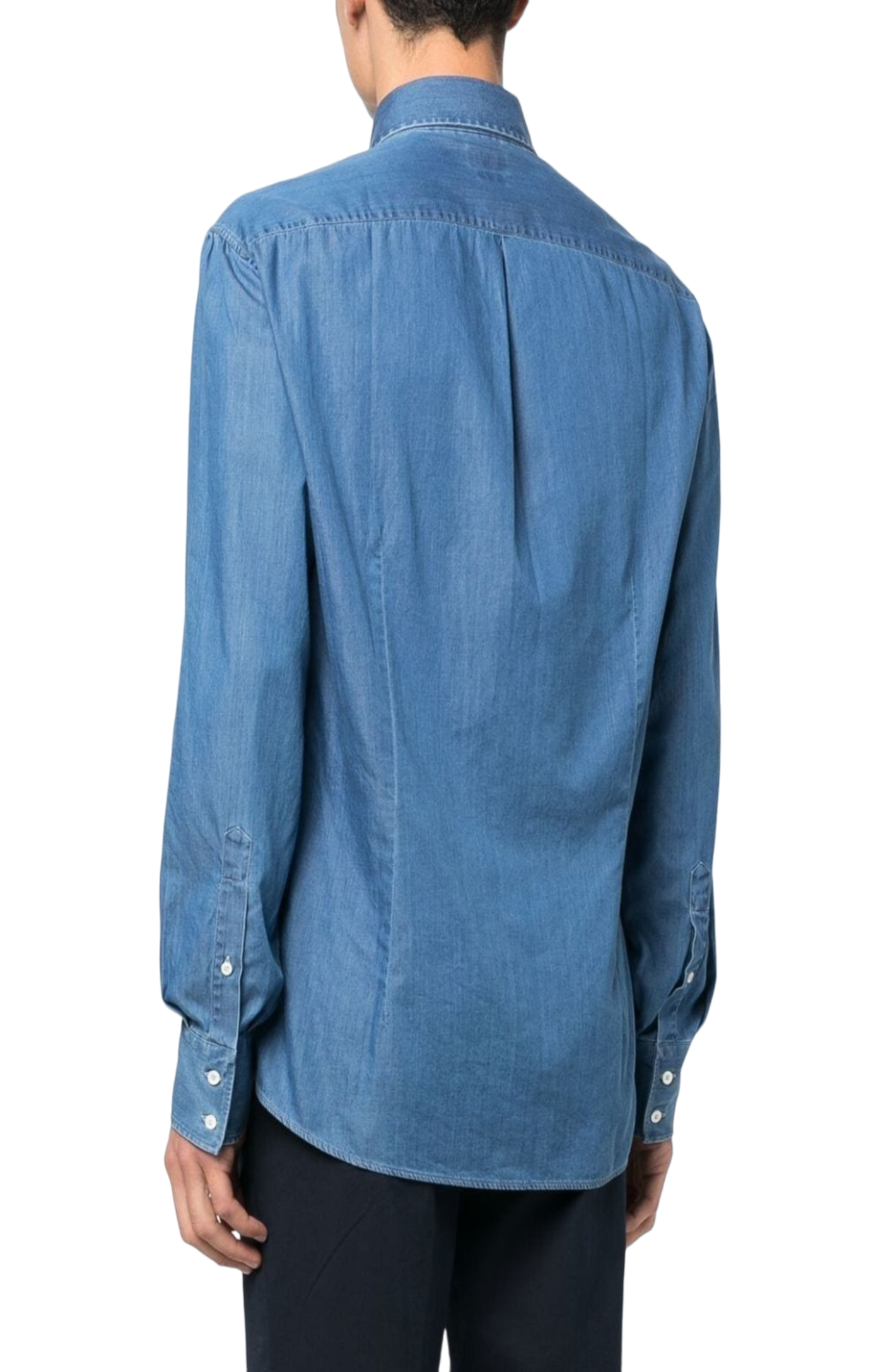 Load image into Gallery viewer, Long sleeve denim shirt