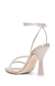 100mm crystal-embellished strap sandals