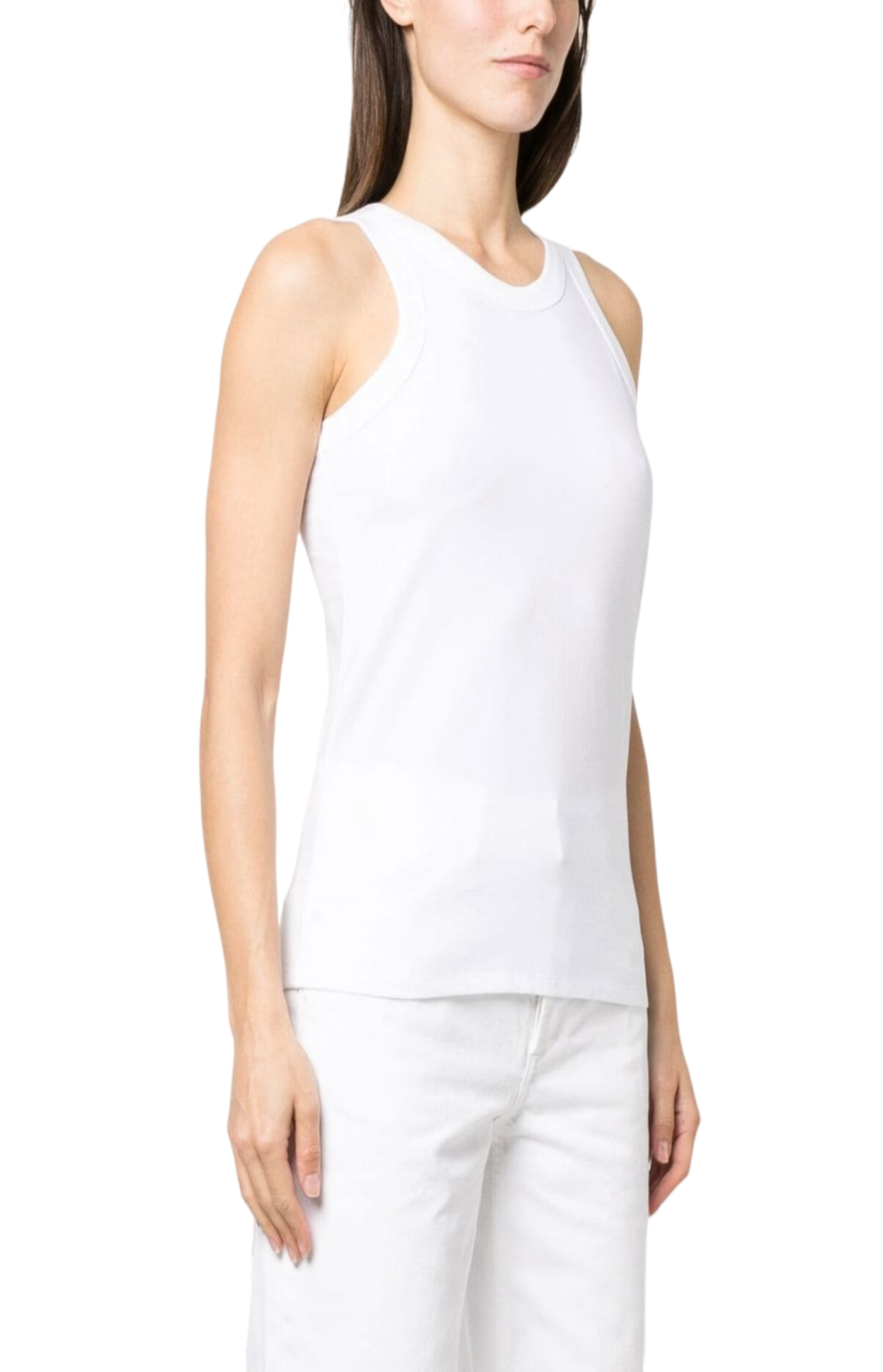 Load image into Gallery viewer, Round-neck cotton tank top