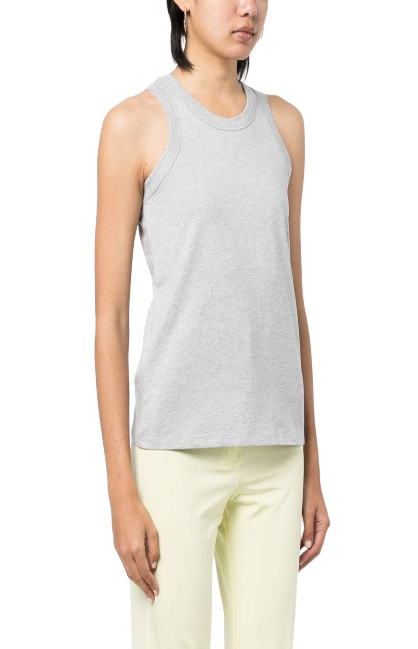 Load image into Gallery viewer, Round-neck cotton tank top