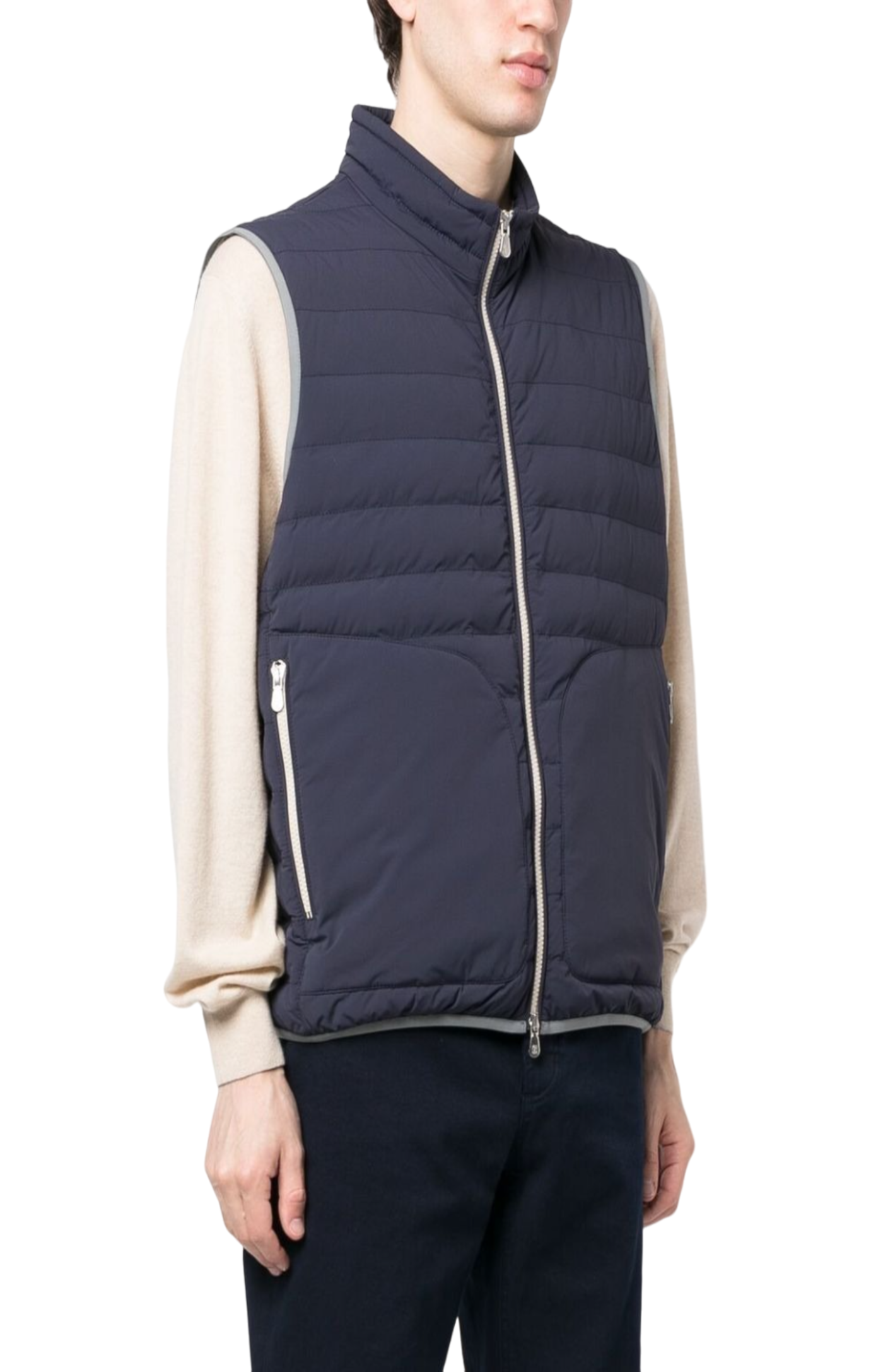 Load image into Gallery viewer, Zipped padded gilet jacket