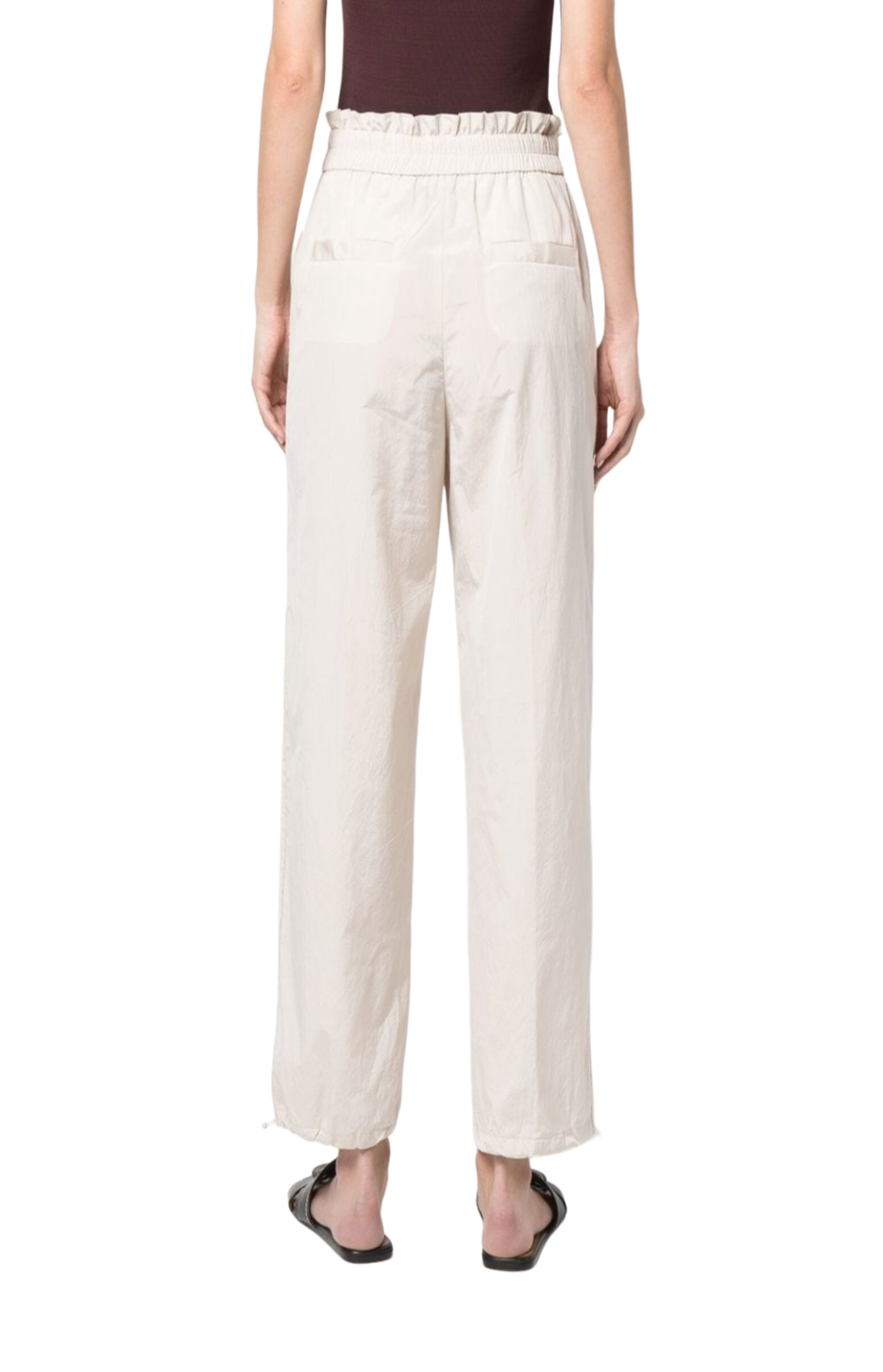 Load image into Gallery viewer, High-waisted tapered trousers