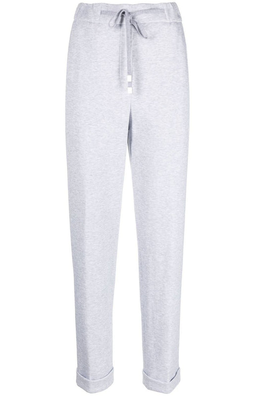 Turned-up track pants